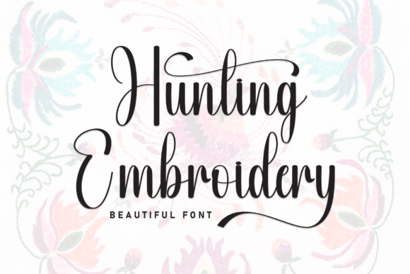 Hunting Embroidery: A Stylish Script for Handmade Goods