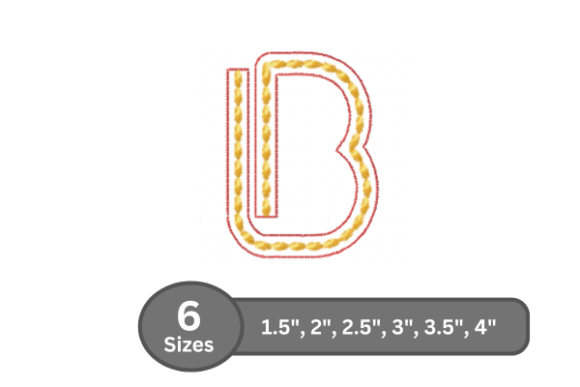 Rope Twist Alphabet -B