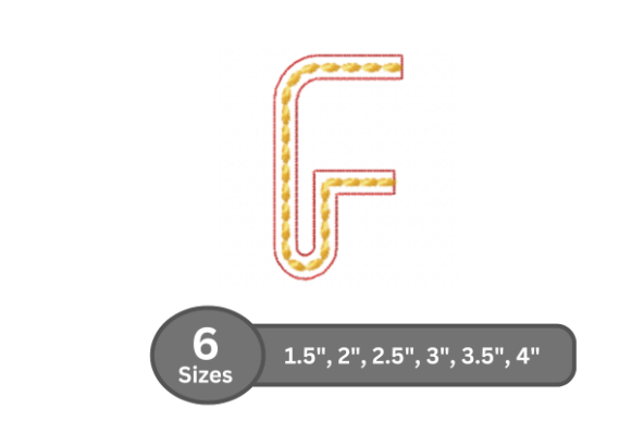 Rope Twist Alphabet – F