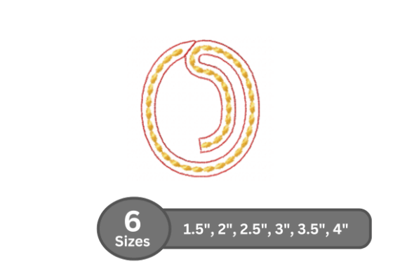 Rope Twist Alphabet -O