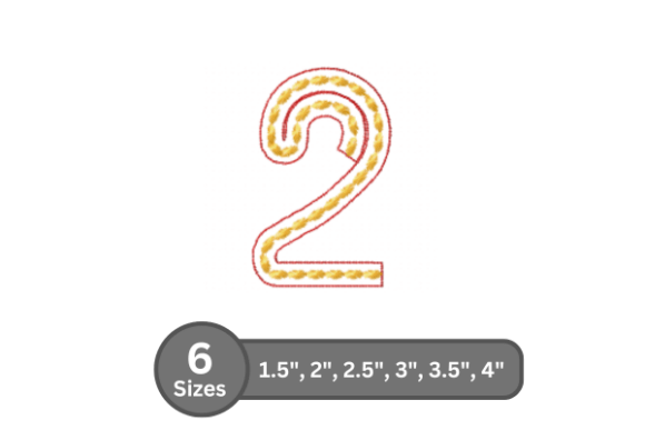 Rope Twist Number -2: A Craft Fair-Ready Monogram Font
