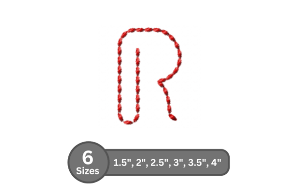 Soft Cord Alphabet -R