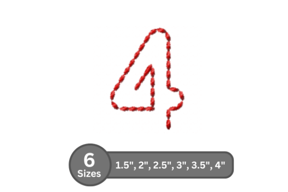 Soft Cord Number -4: A Thoughtful Monogram Font for Small-Batch Sellers