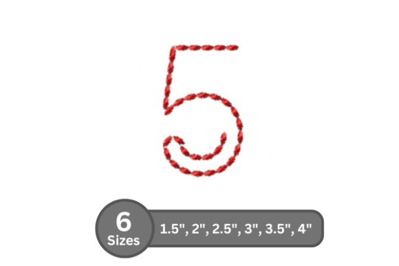 Soft Cord Number -5: A Tender Touch for Meaningful Embroidered Gifts